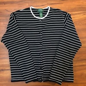 Lauren Ralph Lauren Sweater Button Down